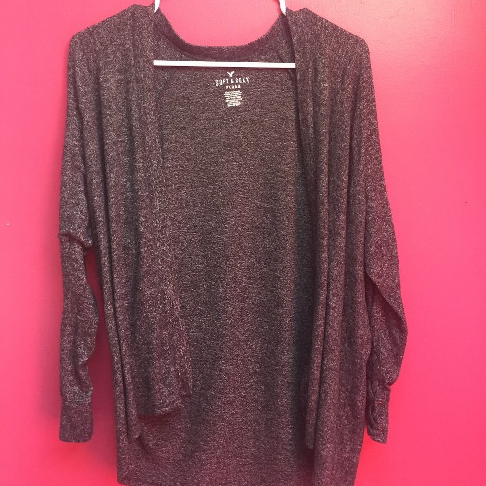 American Eagle Super Soft Grey Cardigan